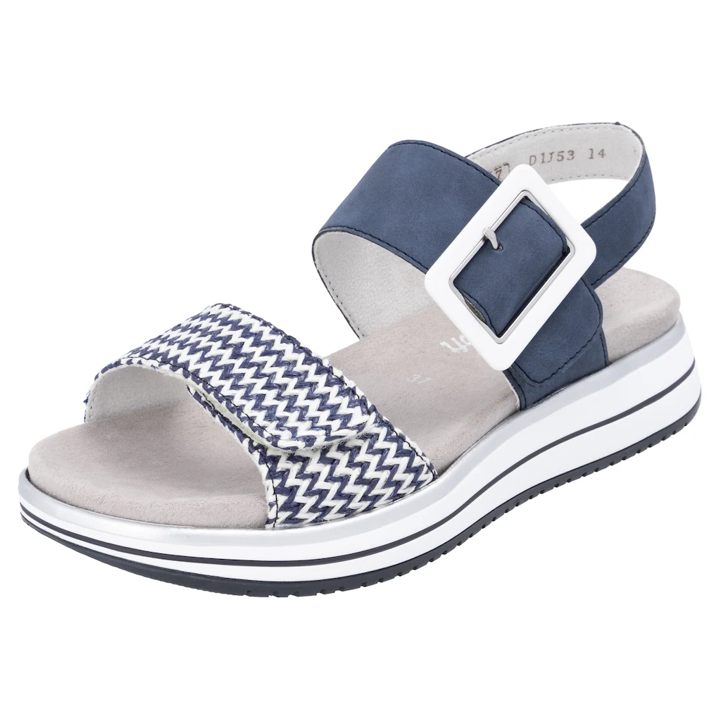 Remonte Keilsandalette »ELLE-Collection« Sommerschuh Sandale Keilabsatz mit praktischen Klettverschlüssen online bestellen