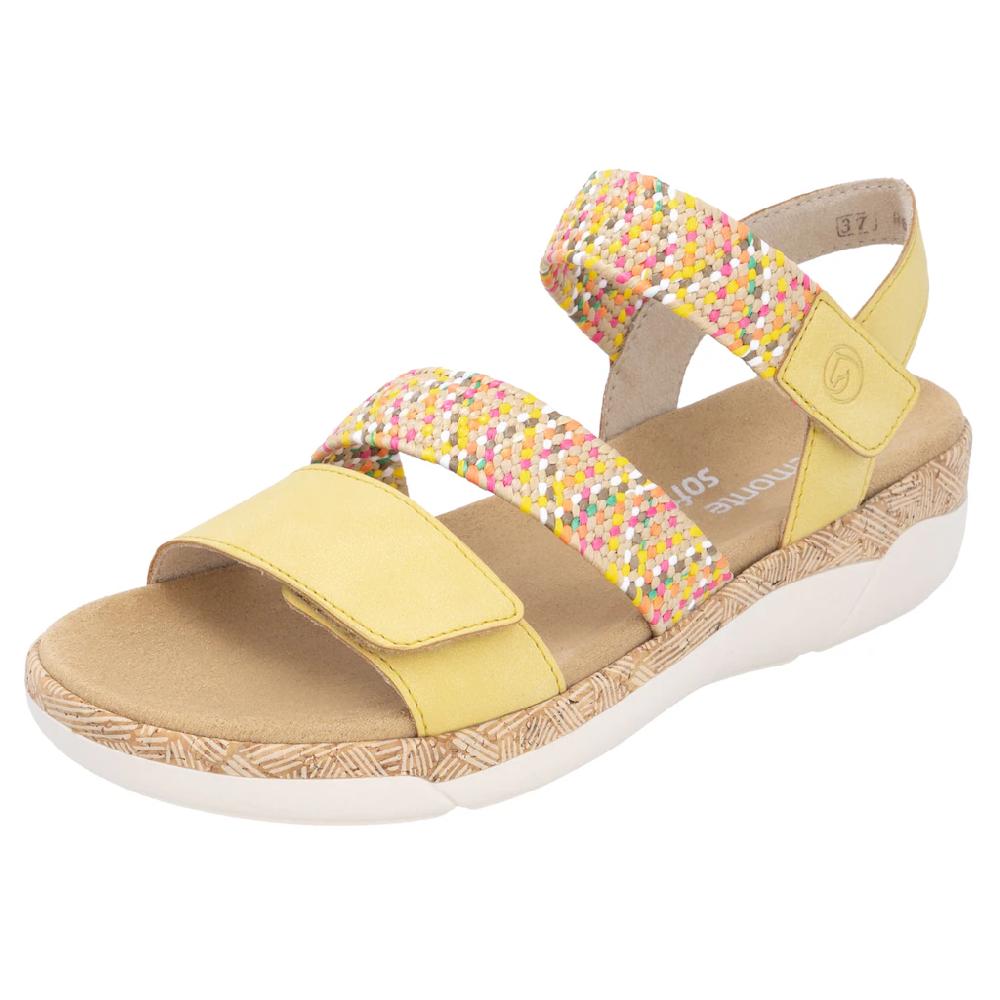 Remonte Keilsandalette Riemchensandale Bequemschuh Sommerschuh mit Soft-Fußbett
