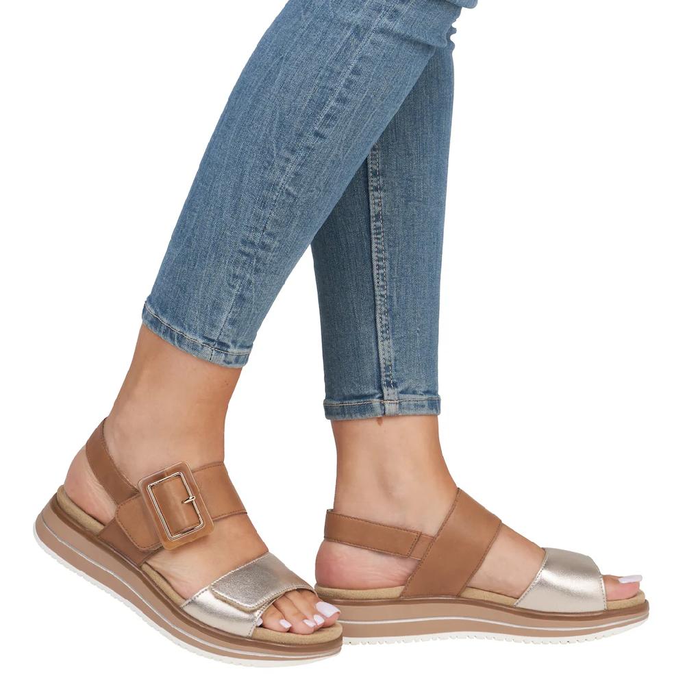 Remonte Keilsandalette Sommerschuh Riemchensandale Mit Komfortablem Softfußbett Online Kaufen