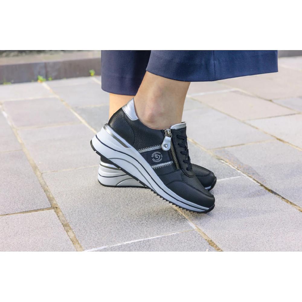 Remonte Keilsneaker Freizeitschuh Halbschuh Schnürschuh Mit Metallic-Kontrastbesätzen Kaufen