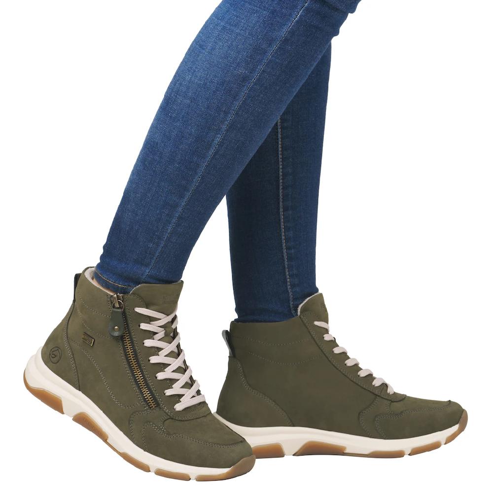 Remonte Keilsneaker High-Top-Sneaker Schnürschuh Freizeitschuh Mit Außenreißverschluss Online Kaufen