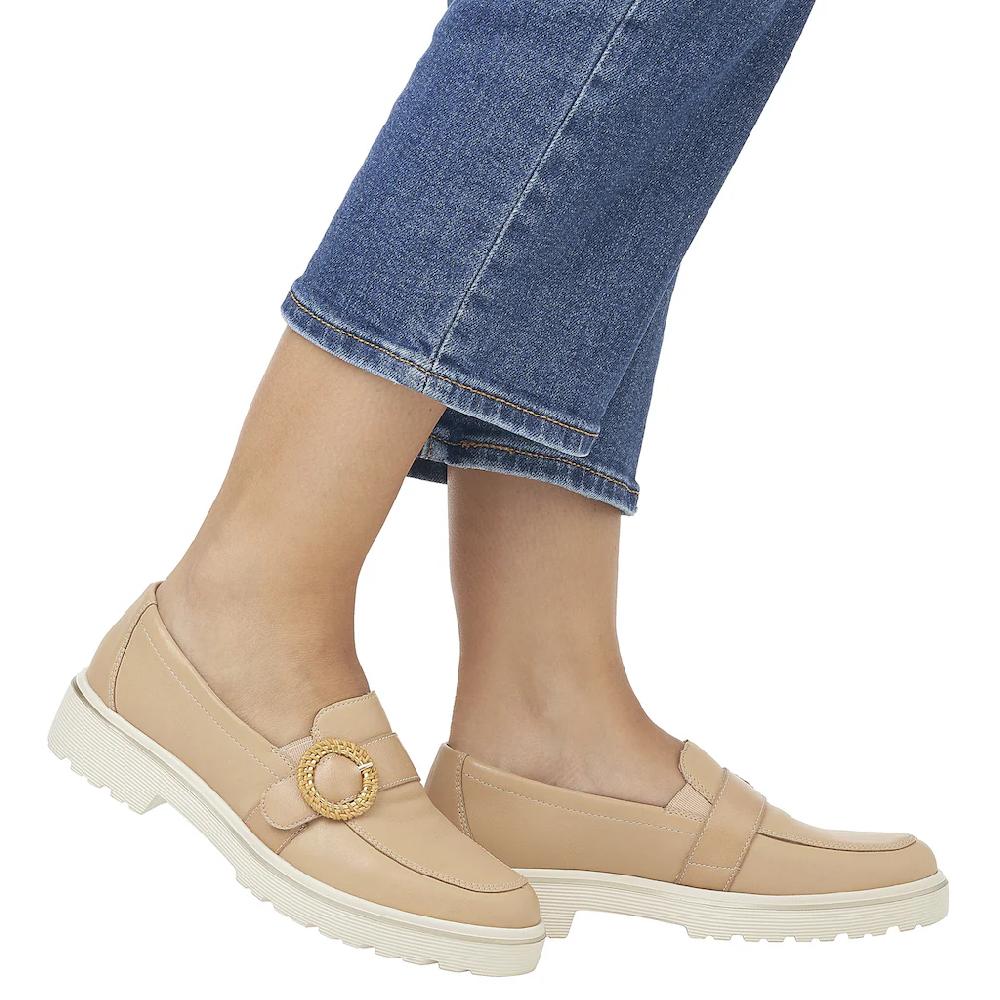 Remonte Loafer Chunky Slipper Plateau Slipper Mit Moderner Flecht-Zierschnalle ▷ Für