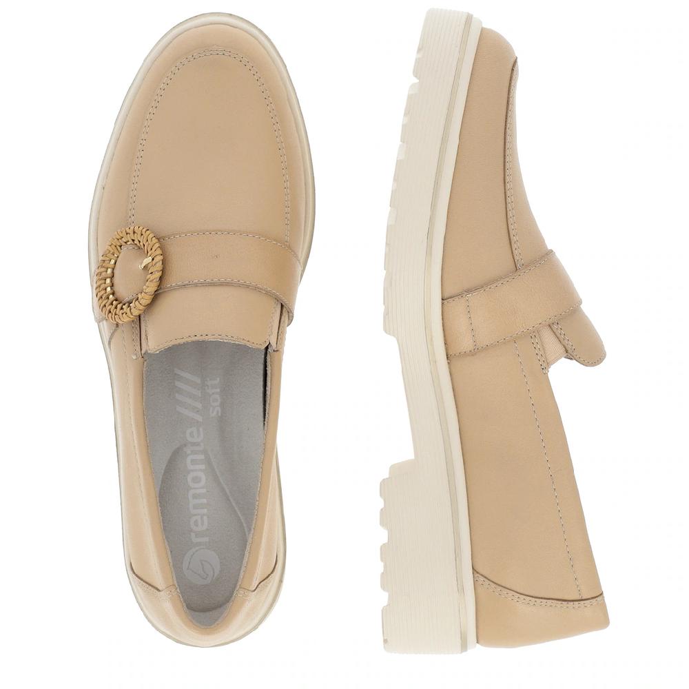 Remonte Loafer Chunky Slipper Plateau Slipper Mit Moderner Flecht-Zierschnalle ▷ Für