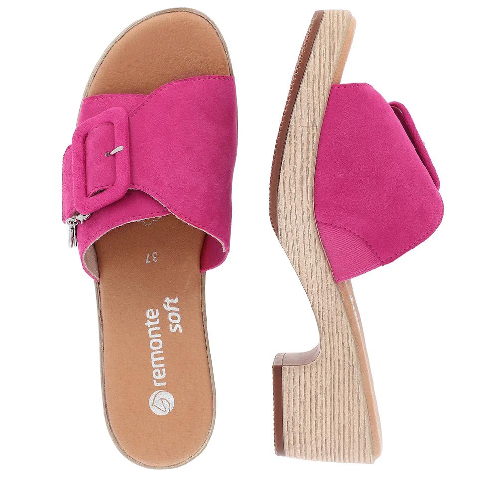 Remonte Pantolette »ELLE-Collection« Blockabsatz Sommerschuh Schlappen Zierschnalle ELLE-Collection