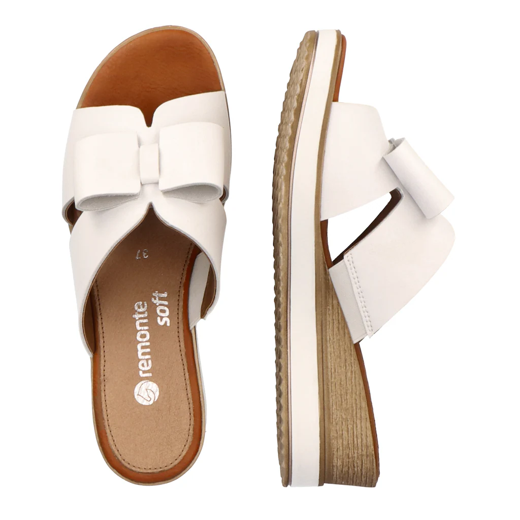 Remonte Pantolette Keilabsatz Sommerschuh Mit Schöner Zierschleife Online Bestellen