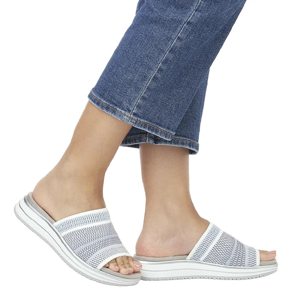 Remonte Pantolette Keilabsatz Sommerschuh Schlappen Mit Praktischem Gummizug ▷ Für