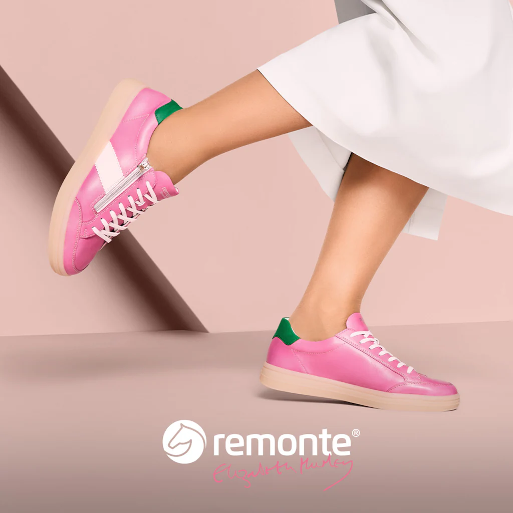 Remonte Plateausneaker »Elisabeth Hurley-Collection« Freizeitschuh Halbschuh Schnürschuh Zusätzlichem Reißverschluss Bestellen