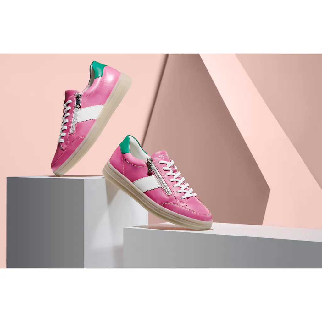 Remonte Plateausneaker »Elisabeth Hurley-Collection« Freizeitschuh Halbschuh Schnürschuh Zusätzlichem Reißverschluss Bestellen