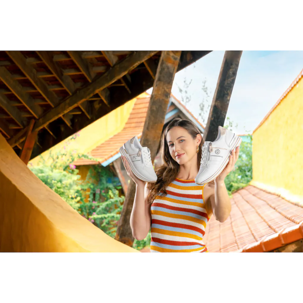 Remonte Plateausneaker Freizeitschuh Halbschuh Schnürschuh Mit Seitlichem Reißverschluss ▷ Für