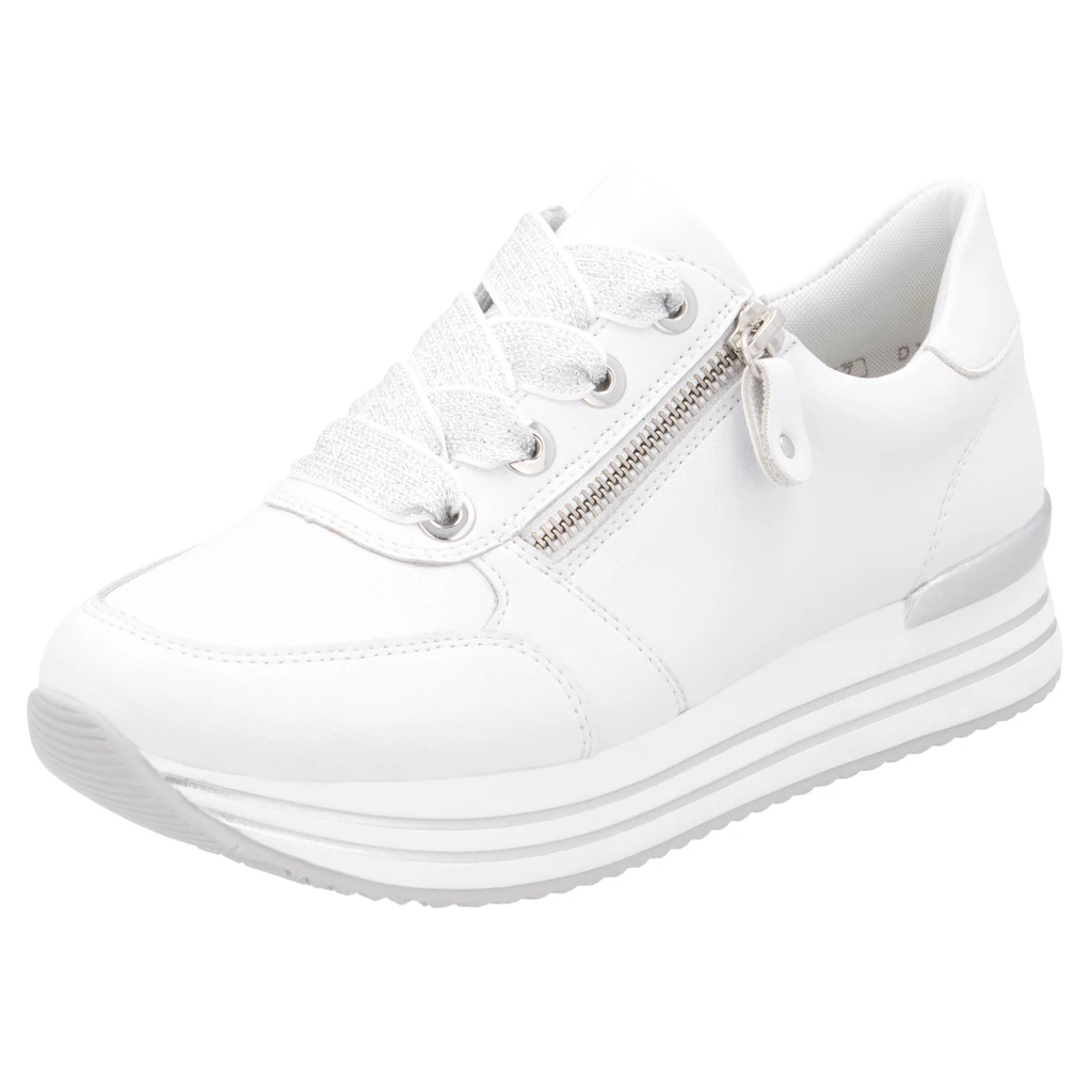 Remonte Plateausneaker Freizeitschuh Halbschuh Schnürschuh mit gepolstertem Schaftrand online kaufen
