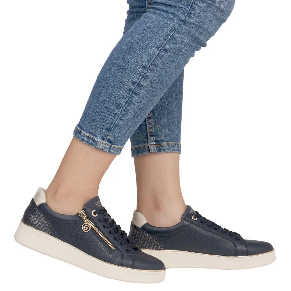 Remonte Plateausneaker Freizeitschuh Halbschuh Schnürerschuh Seitlicher Reißverschluss Bestellen
