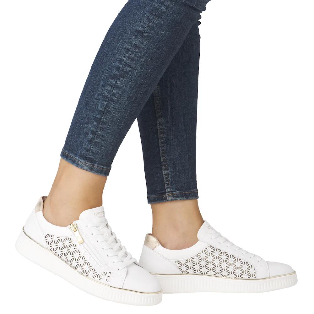Remonte Plateausneaker Freizeitschuh Schnürer Halbschuh Mit Perforation Online Kaufen
