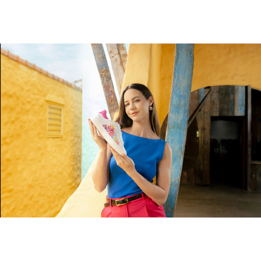 Remonte Plateausneaker Schnürschuh Freizeitschuh Halbschuh Mit Blütenprint ▷ Für