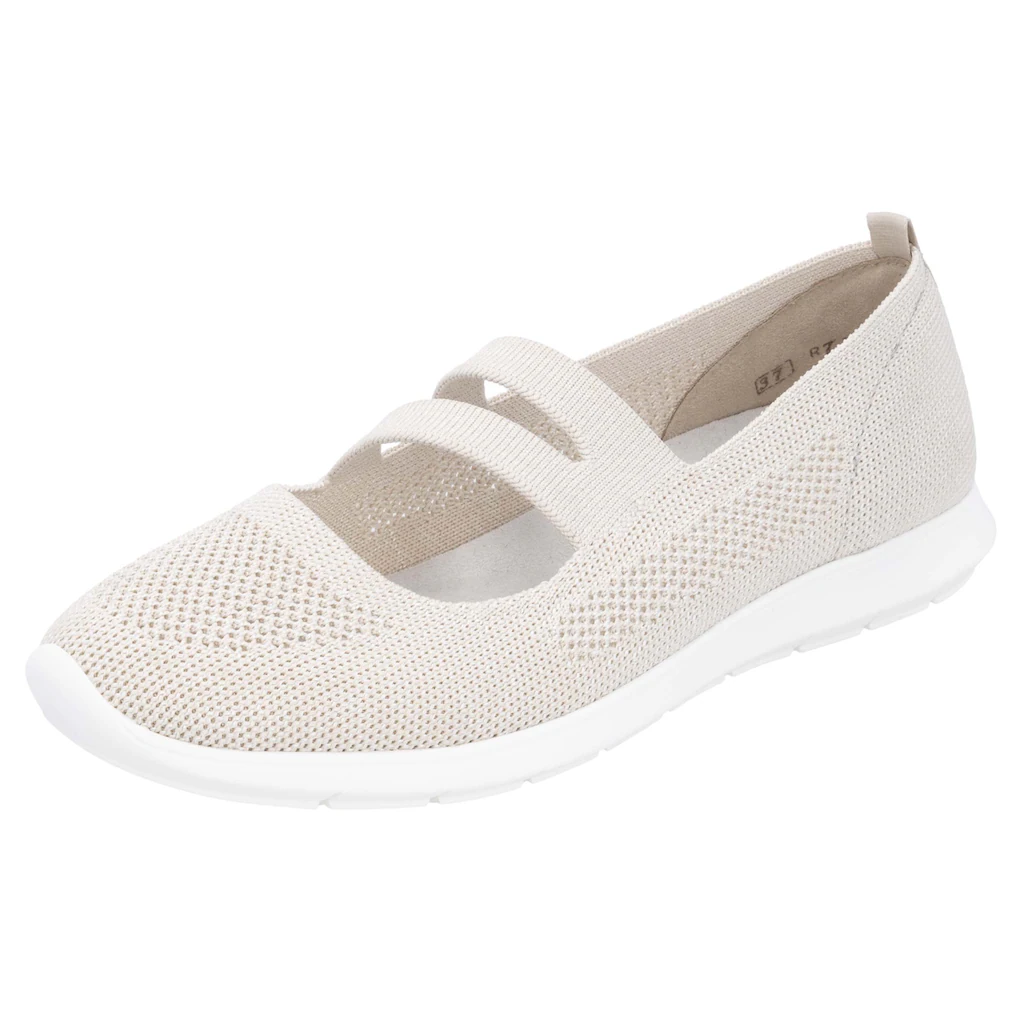 Remonte Riemchenballerina Halbschuh Freizeitschuh Komfortschuh mit herausnehmbarer Einlage