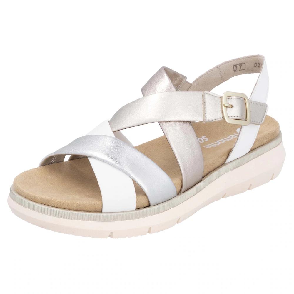 Remonte Riemchensandale »Elisabeth Hurley-Collection« Keilabsatz Sommerschuh Sandalette mit Kreuzbandage online kaufen