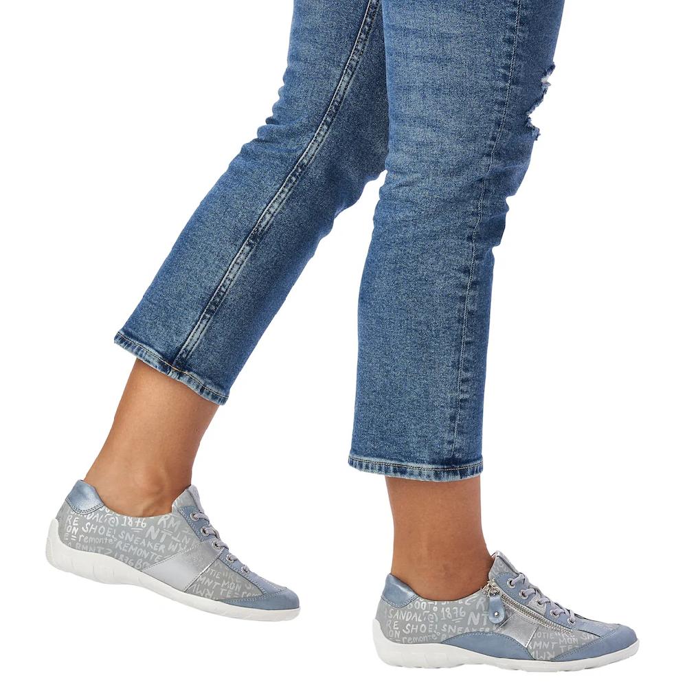 Remonte Schnürschuh Mit Feinem Metallic-Schimmer Freizeitschuh Halbschuh Schnürschuh Online Bestellen