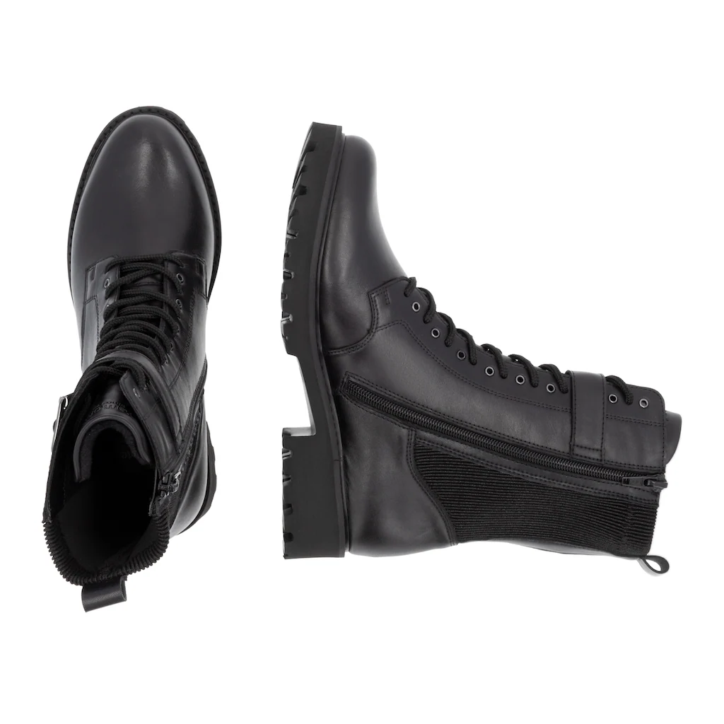 Remonte Schnürstiefelette Blockabsatz Schnürboots Mit Zierschnalle ▷ Für