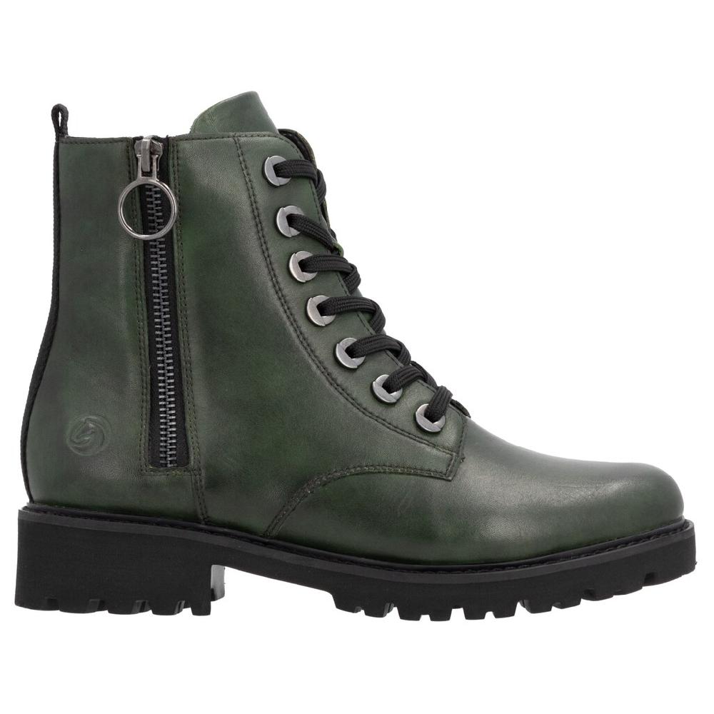 Remonte Schnürstiefelette Blockabsatz Stiefelette Schnürboots Flats im Used Look online kaufen