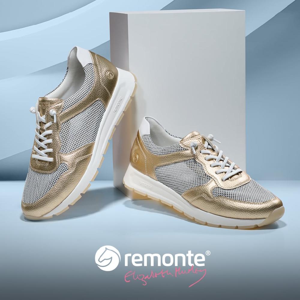 Remonte Slip-On Sneaker »Elisabeth Hurley-Collection« Freizeitschuh Halbschuh Schnürer Mit Schaftrandpolsterung