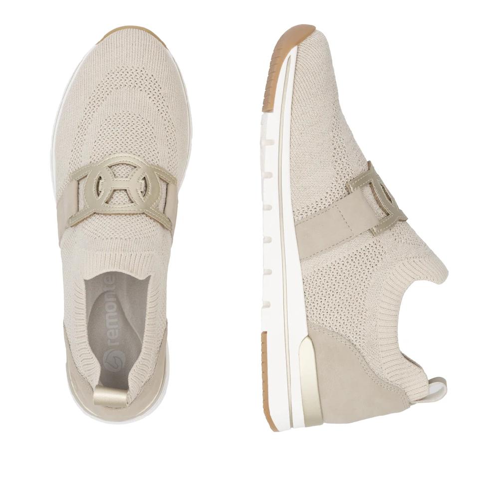 Remonte Slip-On Sneaker Freizeitschuh Halbschuh Slipper Mit Gummizug Am Schaftrand
