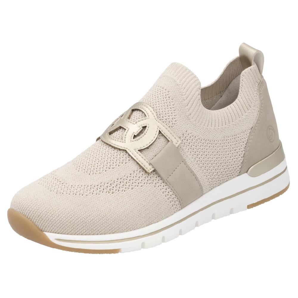 Remonte Slip-On Sneaker Freizeitschuh Halbschuh Slipper mit Gummizug am Schaftrand