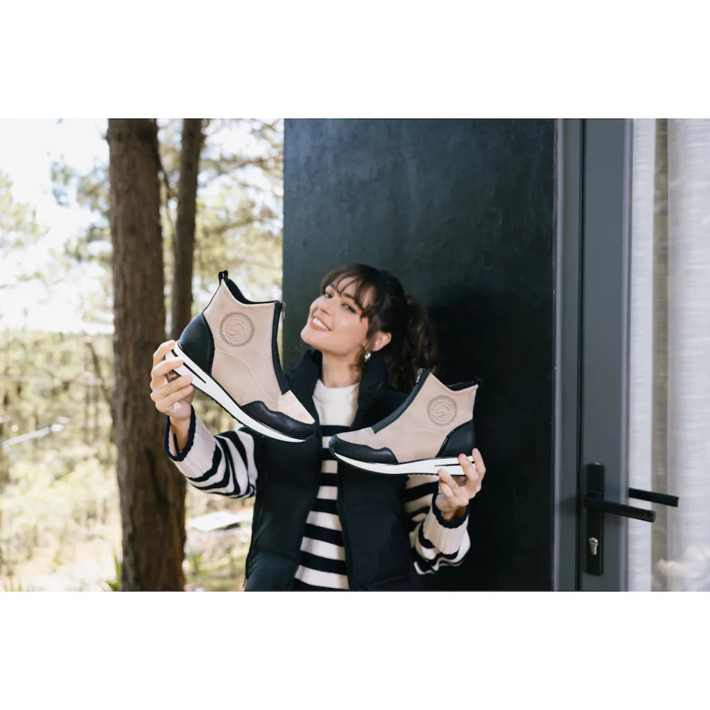 Remonte Slip-On Sneaker Keilabsatz Boots Stiefelette Mit Praktischer Anziehlasche Bestellen