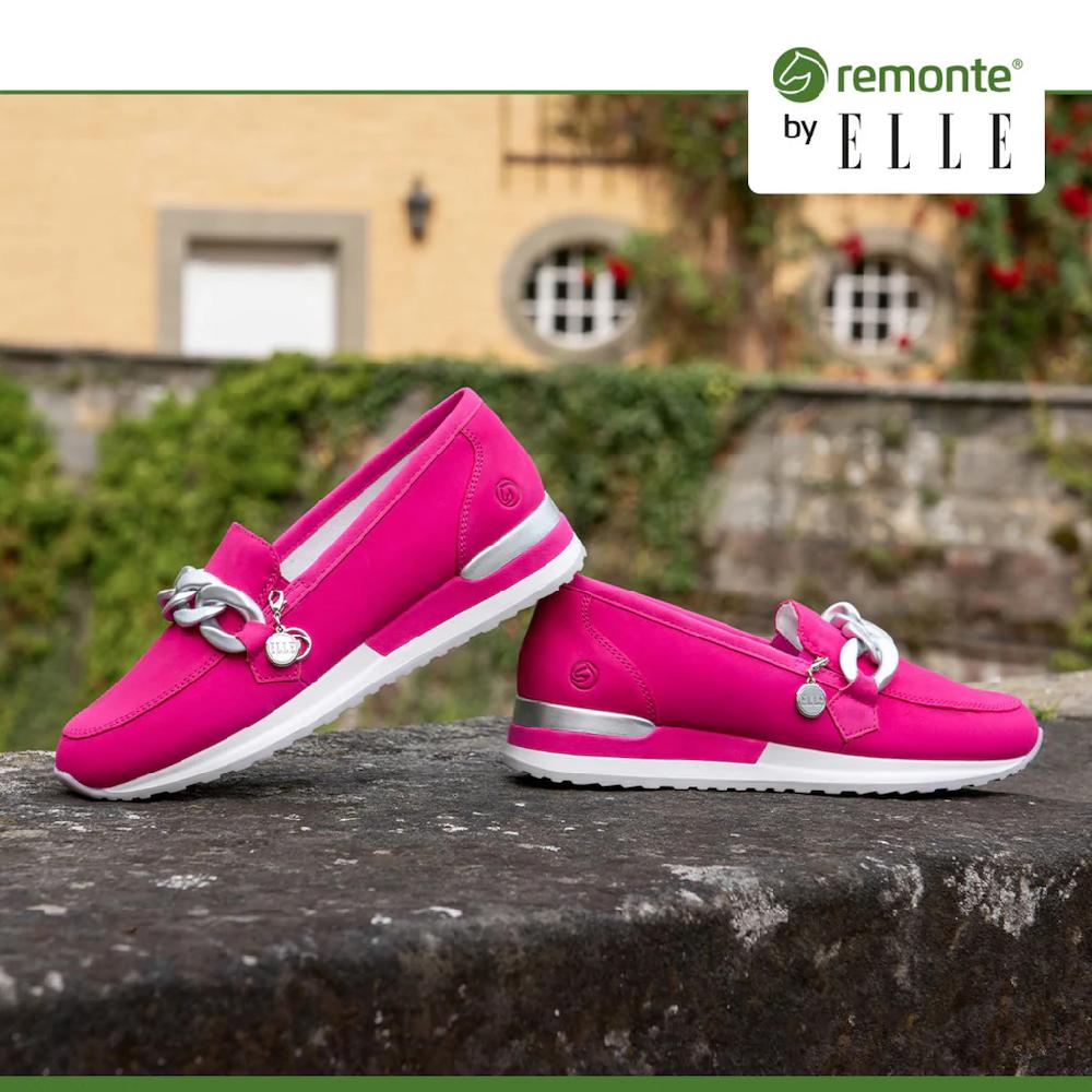 Remonte Slipper »ELLE-Collection« Loafer Schlupfschuh Mit Trendiger Zierkette ▷ Für