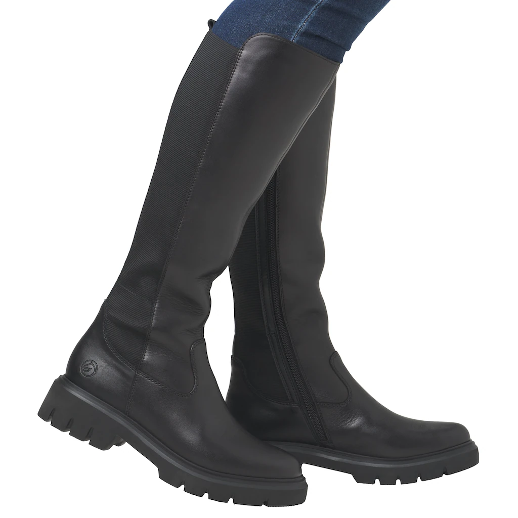 Remonte Stiefel Blockabsatz Businessmode Langschaftstiefel Schafthöhe Ca. 37 Cm Online Kaufen