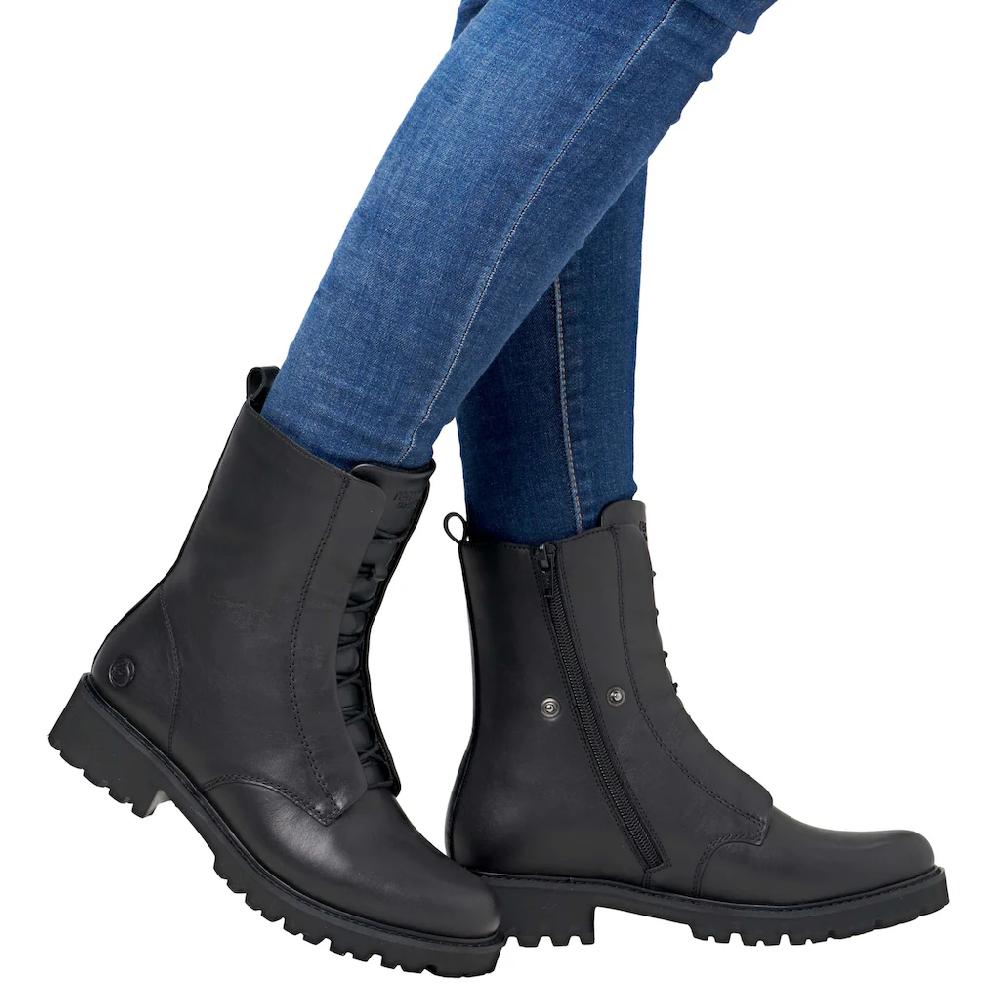 Remonte Stiefelette Blockabsatz Boots Mit Abnehmbarer Zierkette ▷ Für