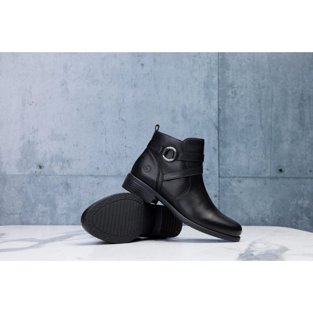 Remonte Stiefelette Businessschuh Boots Flats Mit Praktischem Innenreißverschluss Bestellen