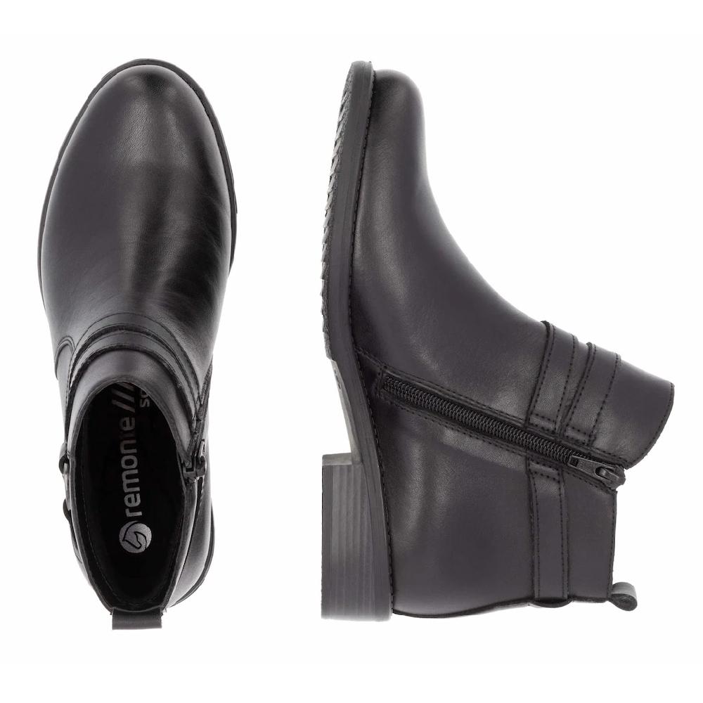 Remonte Stiefelette Businessschuh Boots Flats Mit Praktischem Innenreißverschluss Bestellen