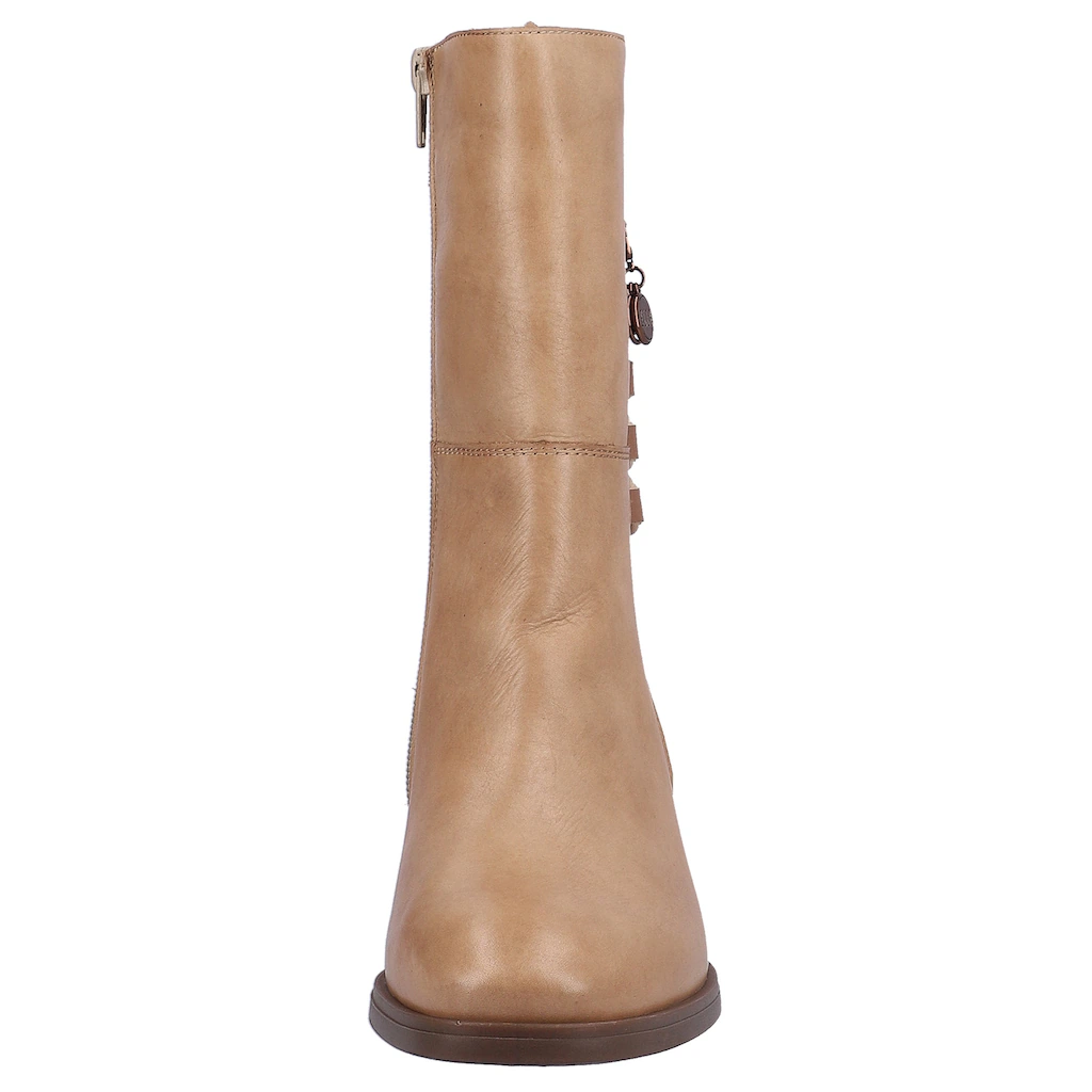 Remonte Stiefelette »ELLE-Collection« Mit Modischer Kordel Am Schaft ▷ Für