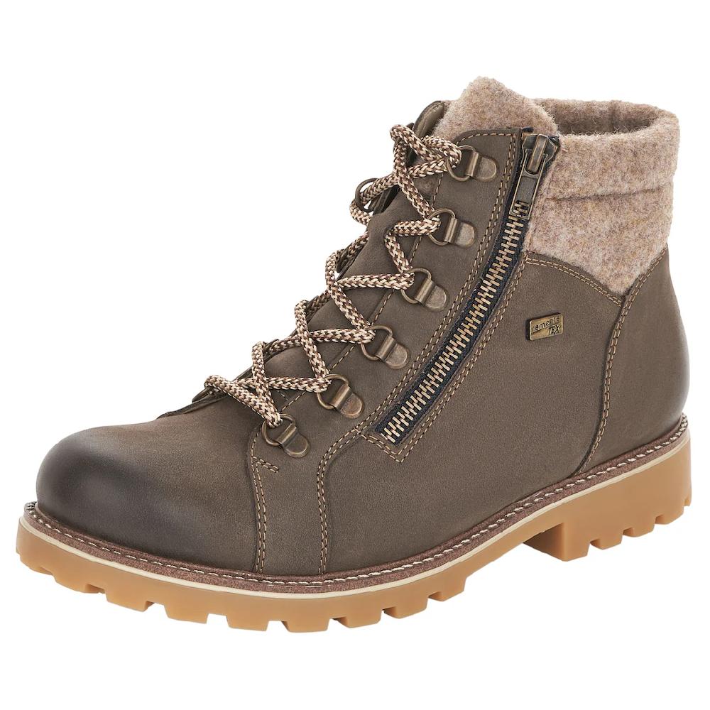 Remonte Winterboots Blockabsatz Outdoorschuh Schnürschuh im trendigen Bergsteiger-Look kaufen
