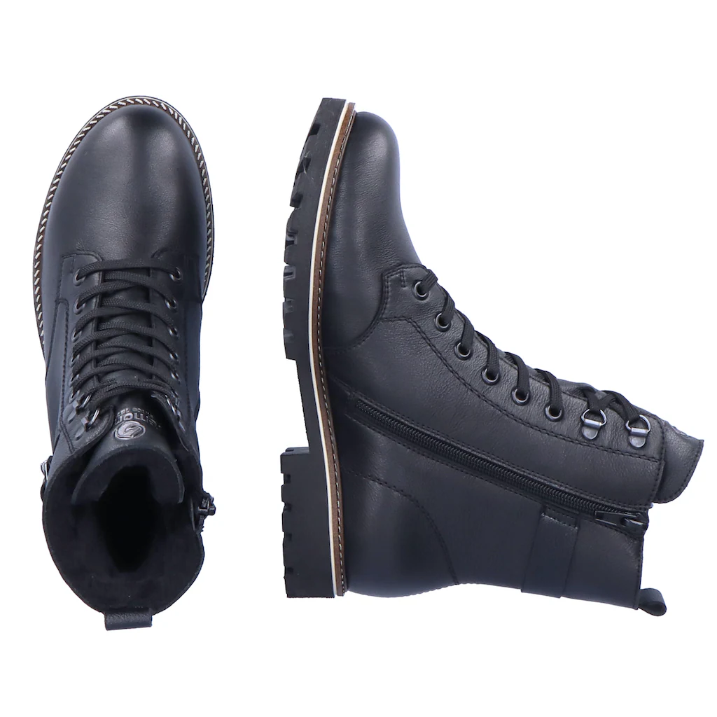 Remonte Winterboots Blockabsatz Schnürboots Outdoorschuh Mit Zierschnalle Kaufen