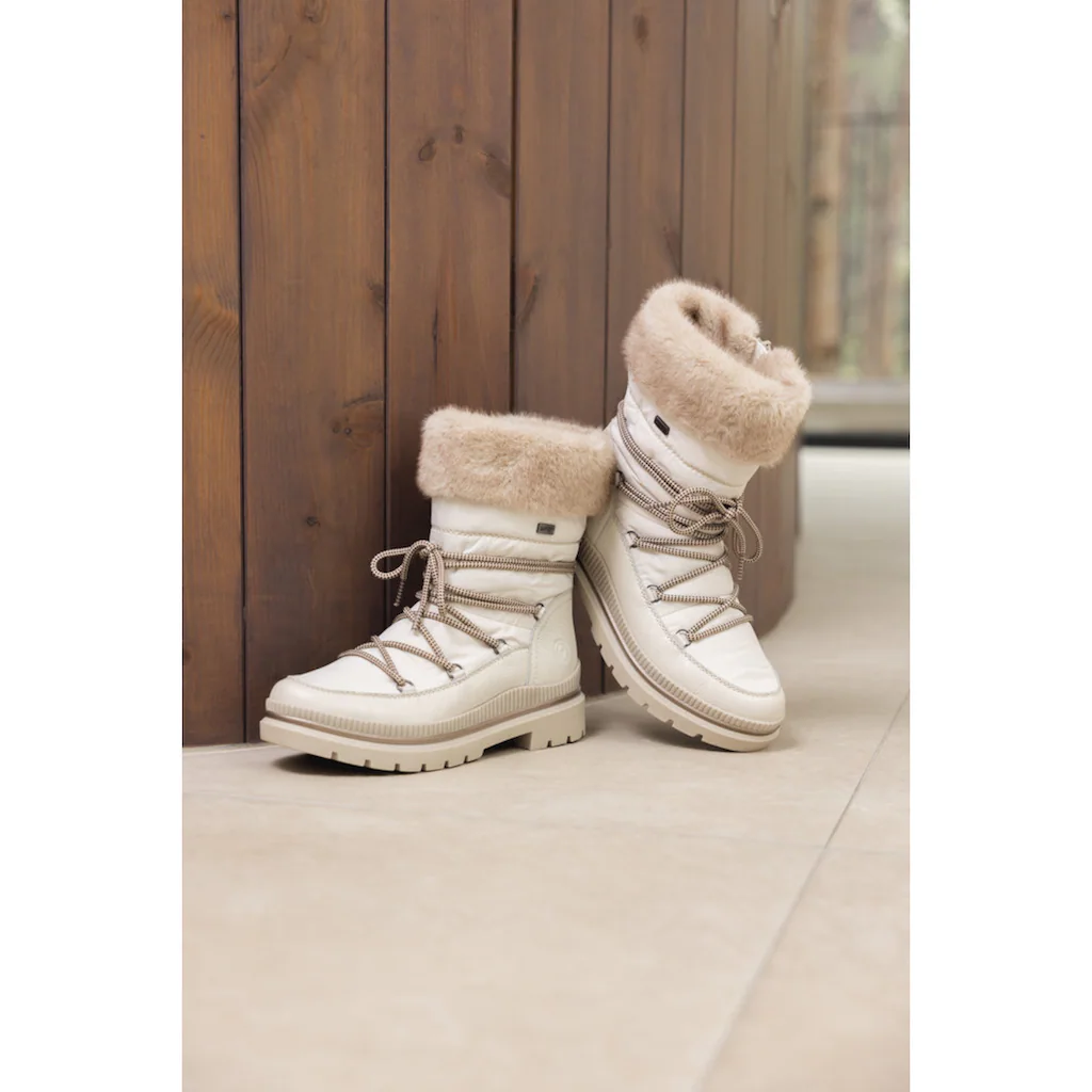 Remonte Winterboots Blockabsatz Winterstiefelette Mit Wasserabweisender TEX-Membran Bestellen