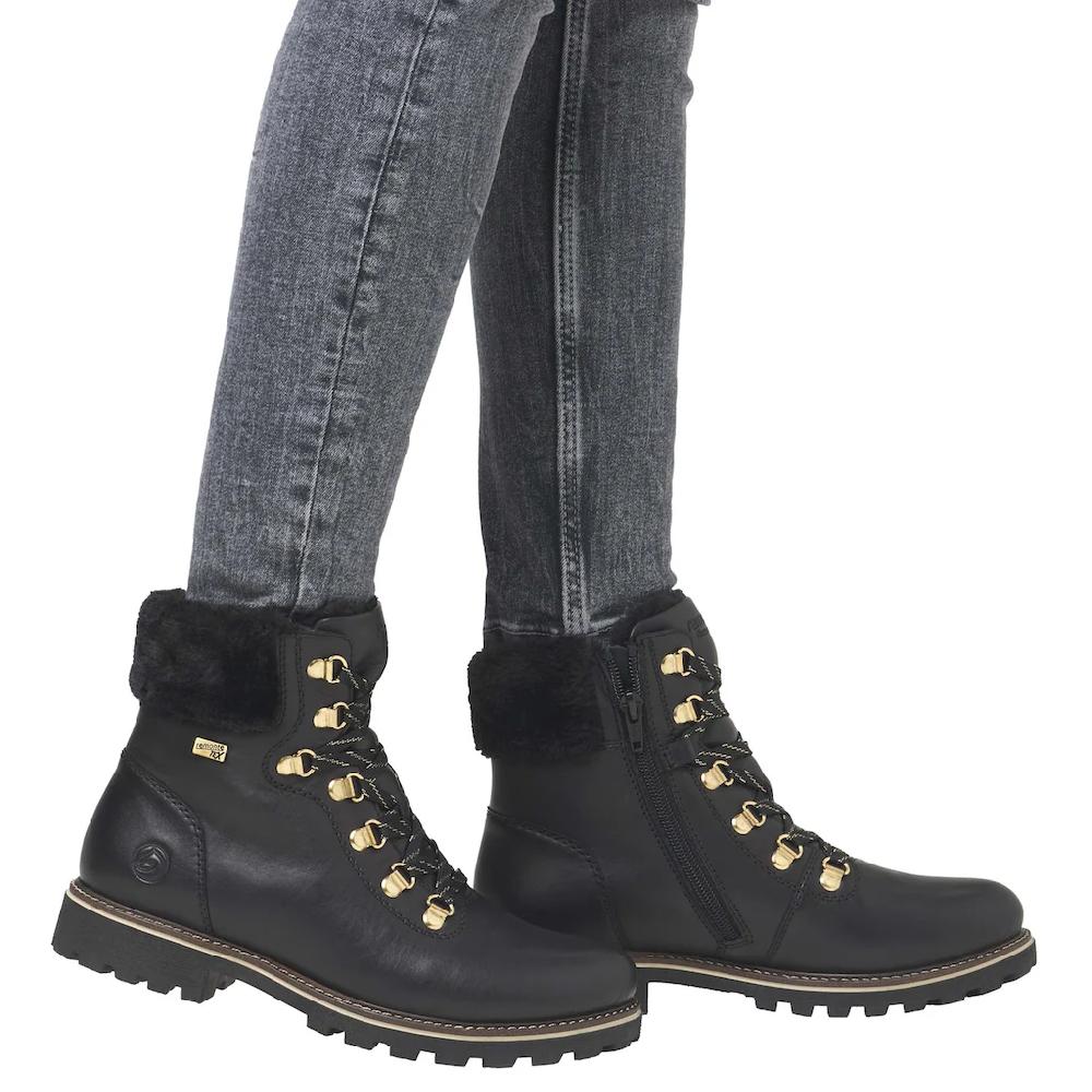 Remonte Winterboots Blockabsatz Winterstiefelette Schnürstiefelette Mit TEX-Membran Online Kaufen
