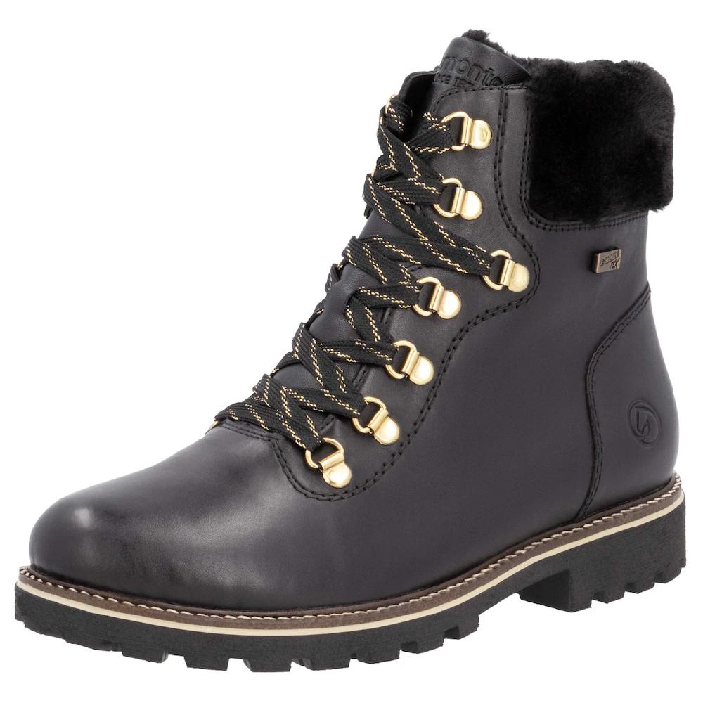 Remonte Winterboots Blockabsatz Winterstiefelette Schnürstiefelette mit TEX-Membran online kaufen