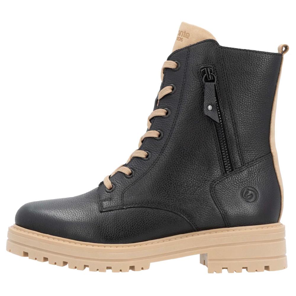 Remonte Winterboots Blockabsatz Winterstiefelette Schnürboots mit Zierreißverschluss online kaufen