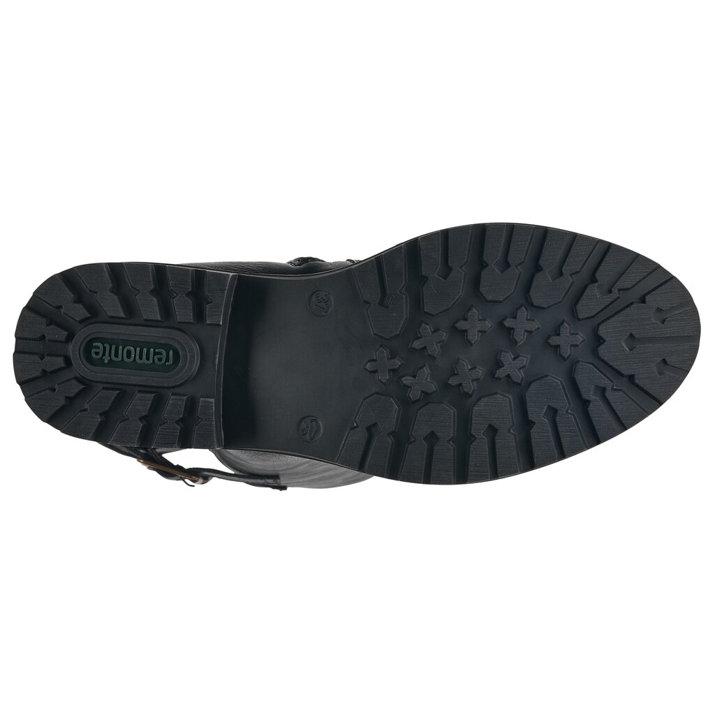 Remonte Winterstiefel Blockabsatz Langschaftstiefel Wechselfußbett XL-Schaft Online Bestellen