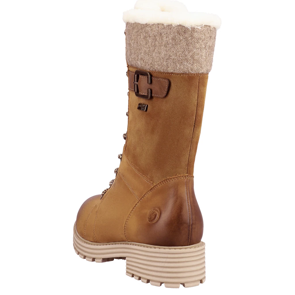 Remonte Winterstiefel Blockabsatz Schnürstiefel Mit Wasserabweisender Remonte TEX-Membran Online Bestellen