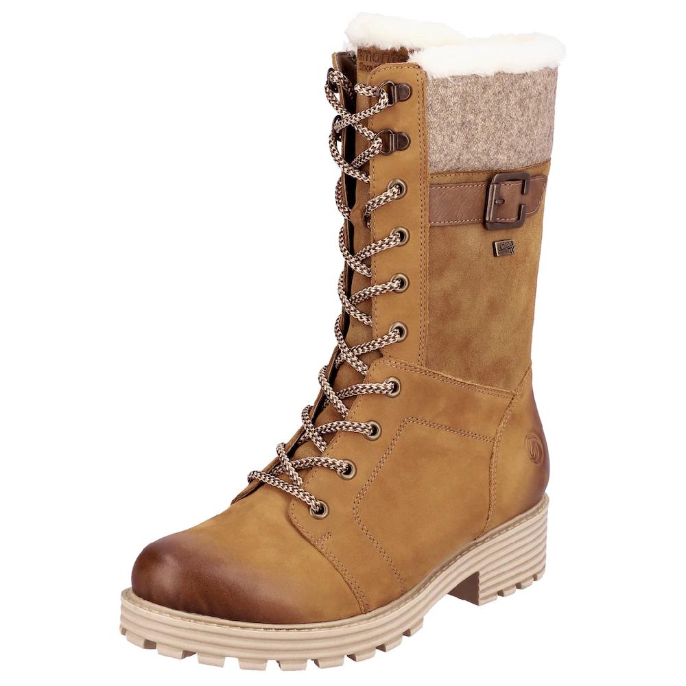 Remonte Winterstiefel Blockabsatz Schnürstiefel mit wasserabweisender remonte TEX-Membran online bestellen
