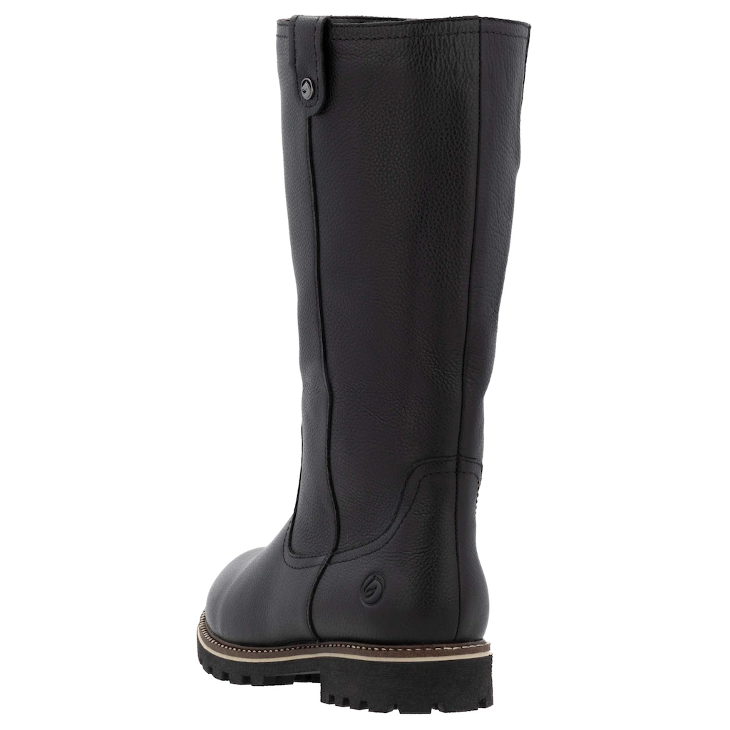 Remonte Winterstiefel Blockabsatz Stiefel Langschaftstiefel Mit Innenreißverschluss Online Kaufen