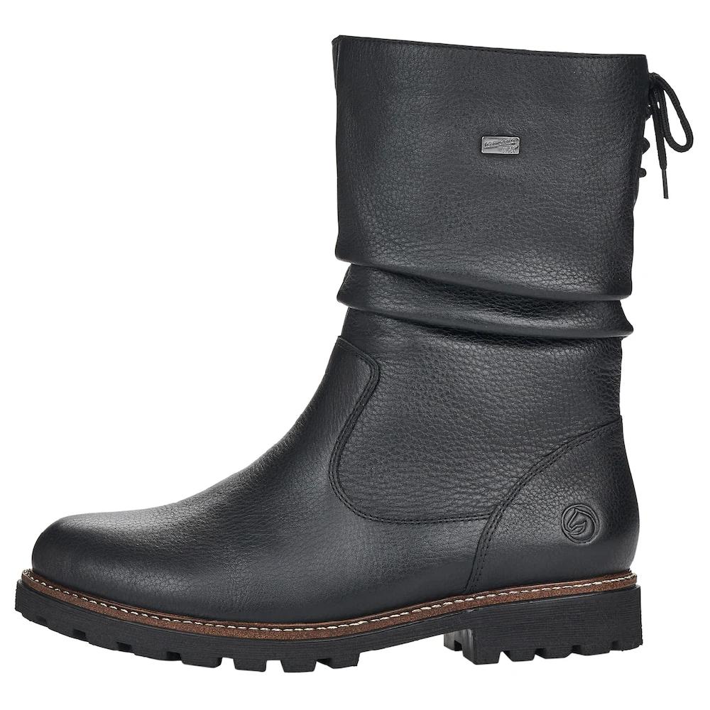 Remonte Winterstiefel Blockabsatz Winterboots Mit Falten Am Slouchy Schaft Schmale Form Kaufen