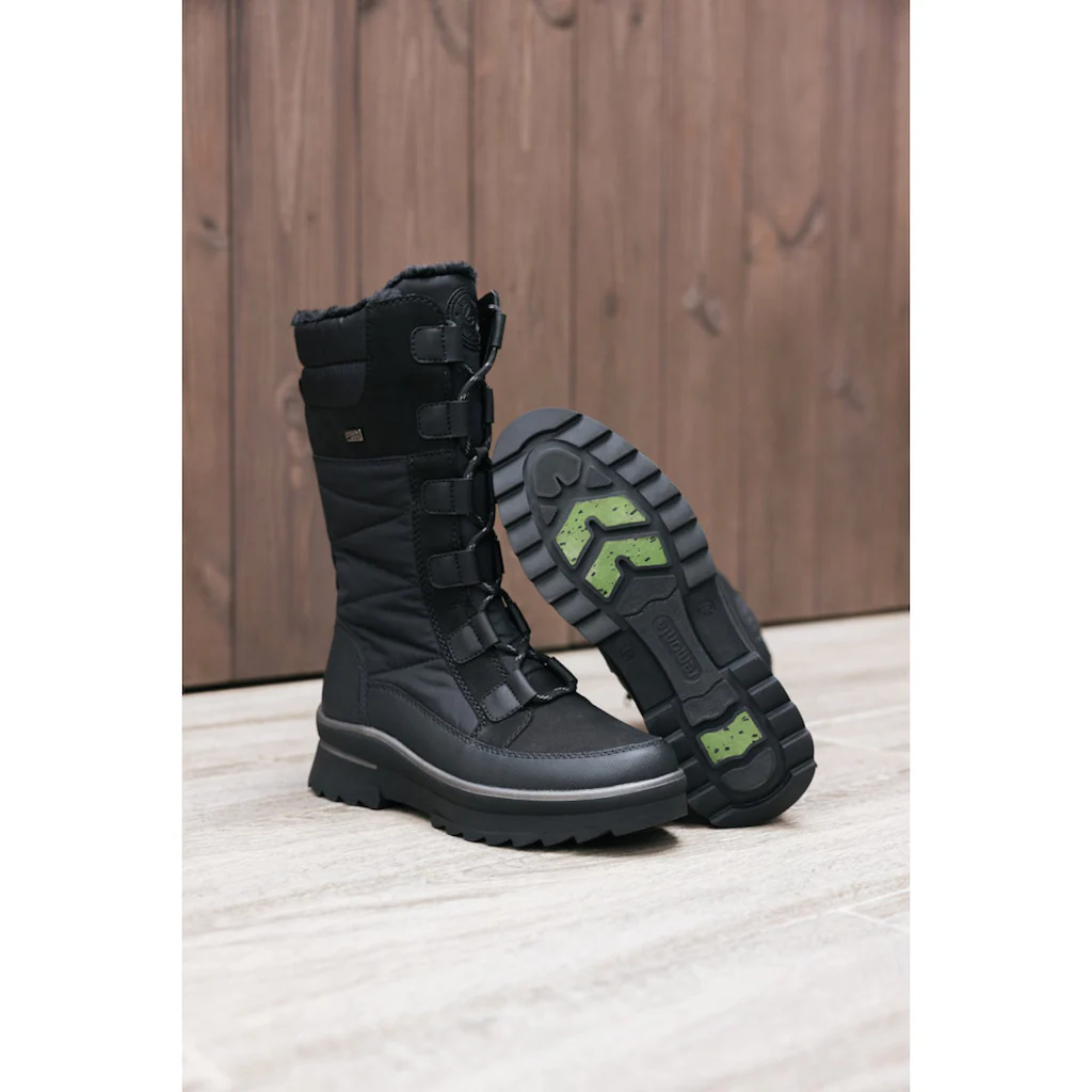 Remonte Winterstiefel Keilabsatz Schnürstiefel Outdoorstiefel Mit Innenreißverschluss Kaufen