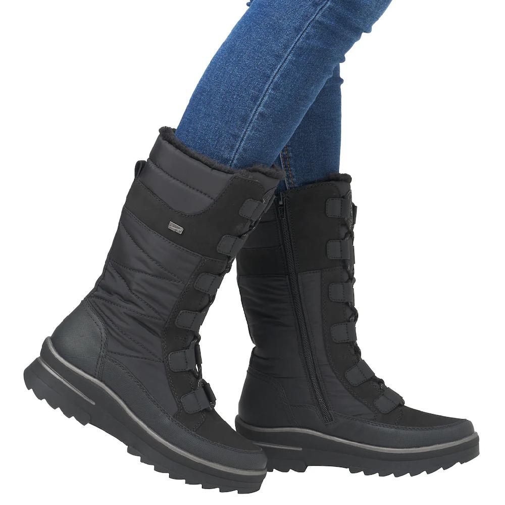 Remonte Winterstiefel Keilabsatz Schnürstiefel Outdoorstiefel Mit Innenreißverschluss Kaufen