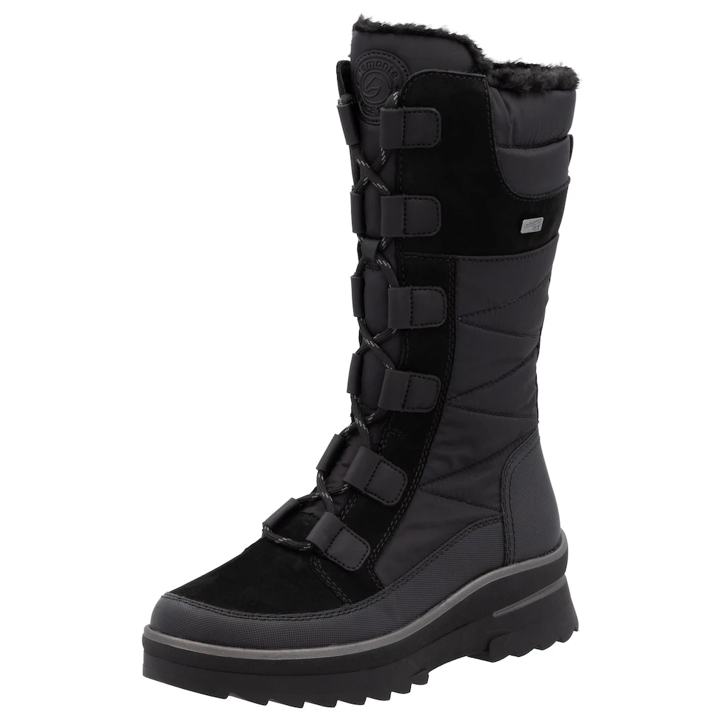 Remonte Winterstiefel Keilabsatz Schnürstiefel Outdoorstiefel mit Innenreißverschluss kaufen