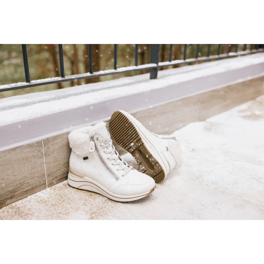 Remonte Winterstiefelette Keilabsatz Schnürboots Mit Wasserabweisender TEX-Membran Online Bestellen