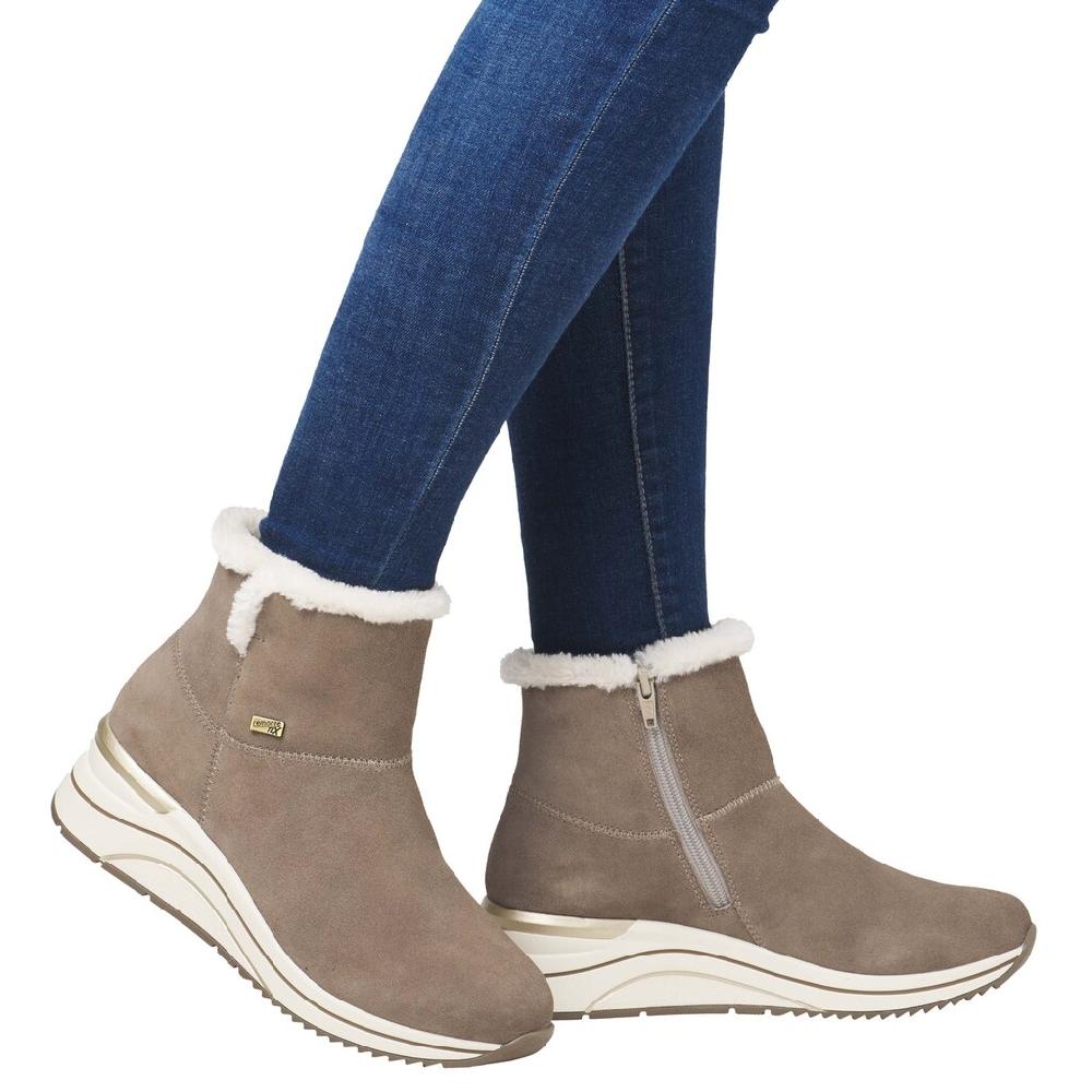 Remonte Winterstiefelette Keilabsatz Stiefelette Winterboots Wasserabweisende TEX-Membran Bestellen