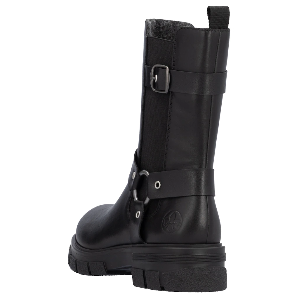 Rieker Chelseaboots Bikerboots Schlupfstiefelette Mit Innenreißverschluss Bestellen