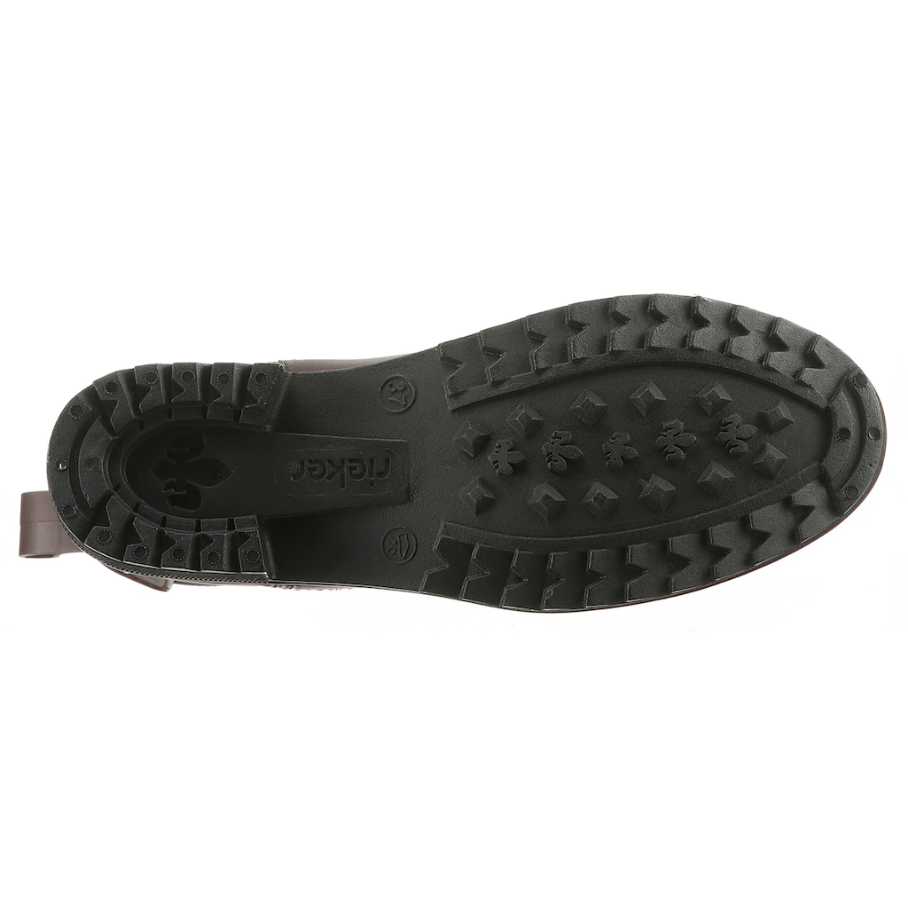 Rieker Chelseaboots Gummistiefelette Schlupfboots Blockabsatz Zum Reinschlüpfen Online Kaufen